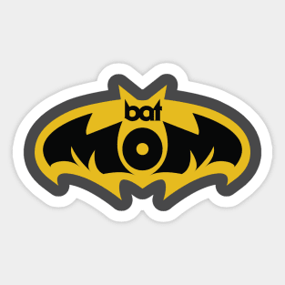 Batmom dark Sticker